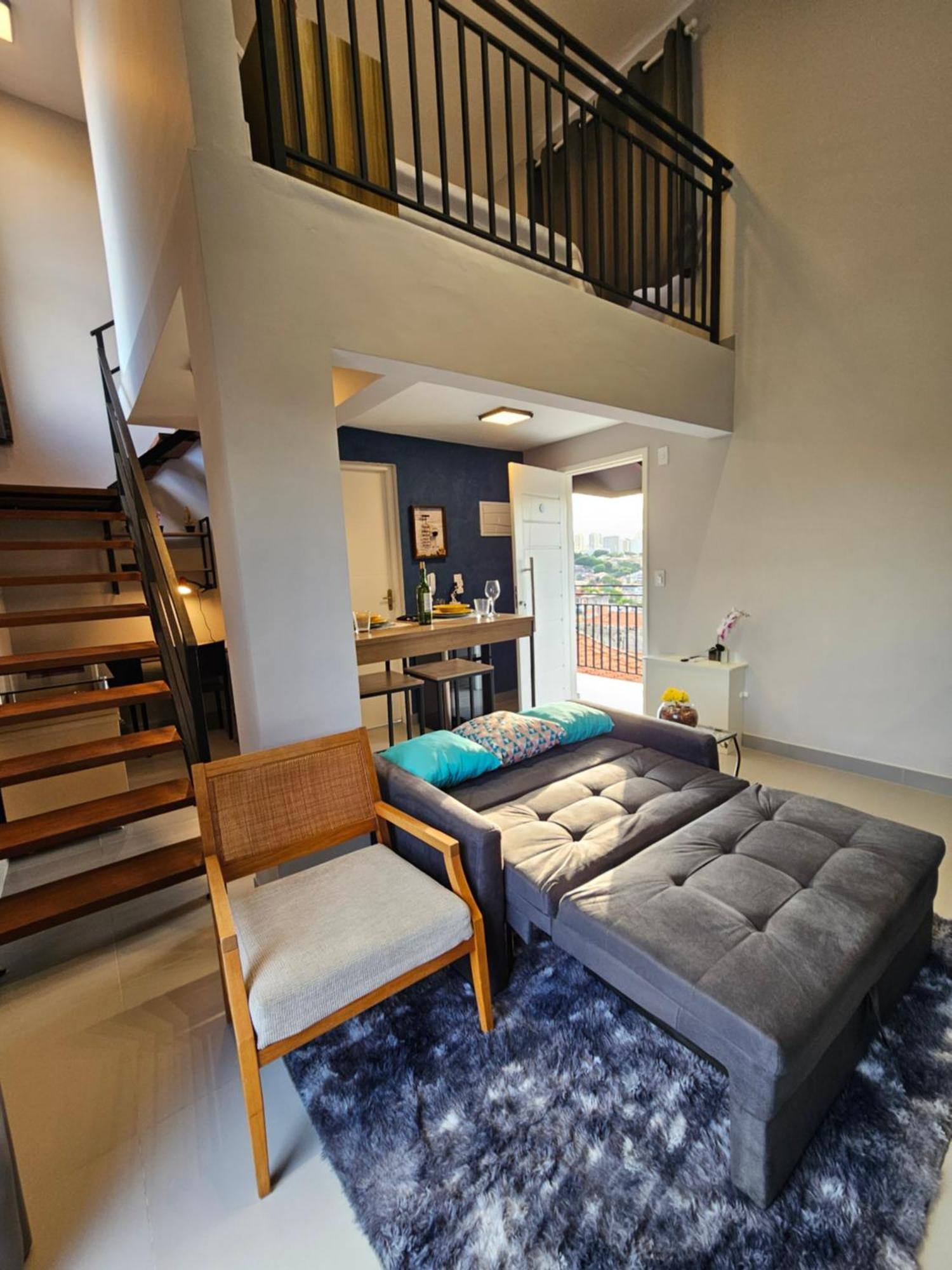 Apartamento Loft Charmoso Aeroporto Metro Sp Expo Com Ac *